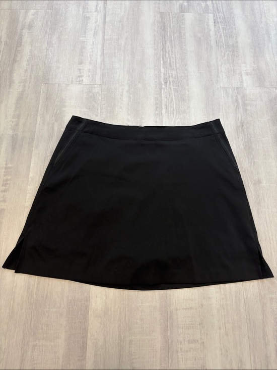 Lady Hagen Pants - Lady Hagen Black Athletic Skort with Side Slits size 10
